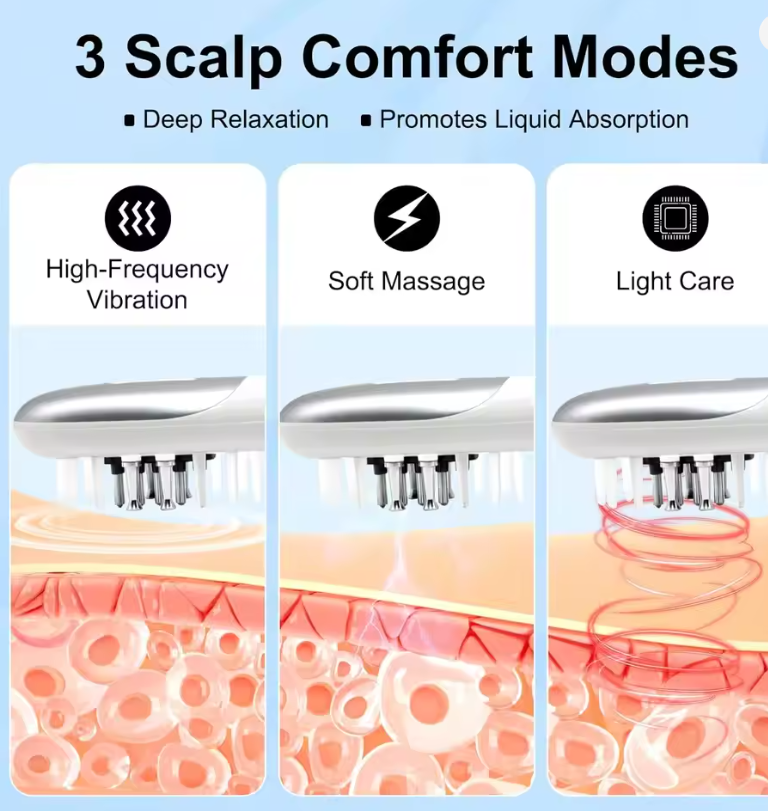 Electric Hair Growth Comb with Essential Oil